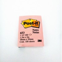 กระดาษโน๊ตมีกาว Post-It 653 ขนาด 1.5x2 นิ้ว